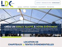 Tablet Screenshot of ldc-location.com